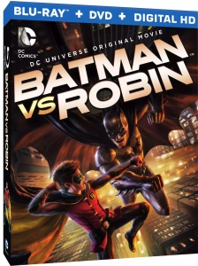 Batman vs Robin Blu ray Cover